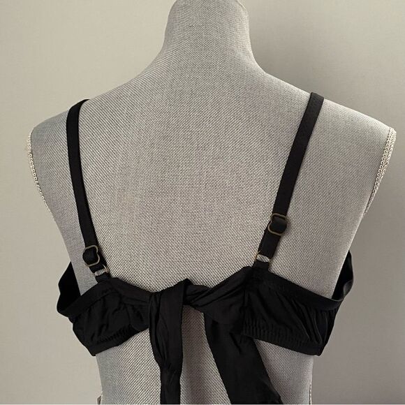 BECCA ETC Women's Plus-Size Electric Current High Neck Swimsuit Bikini Top - Picture 5 of 5